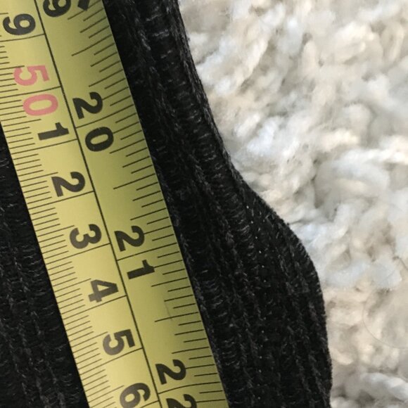 Max Studio Grey Knit Tie Up Ruched Sleeve Sweater - Picture 15 of 16